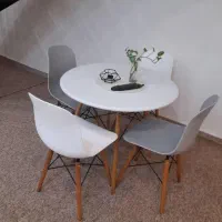 میزوصندلی نهارخوری فایبر نیلو