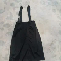دامن ساتن پیش سینه دار زنانه