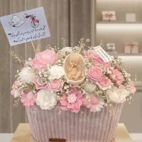 گیفت شاخه نبات باکس شمعی