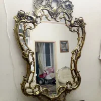آینه برنجی طلایی
