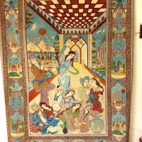 قالیچه اصفهان عتیقه 255/160