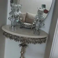 آیینه شمعدون با پایه