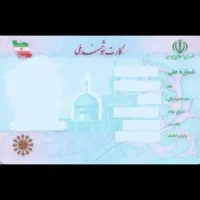 کارت ملی گمشده به اسم سید محمد بادبرین