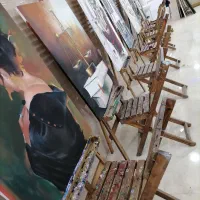 وسایل چوبی اموزشگاە نقاشی