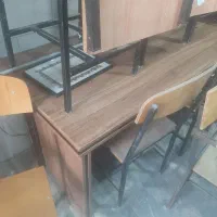 میز اداری mdf گردویی