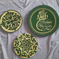 دیوارکوب سه تیکه سبز وان یکاد