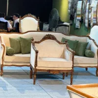 مبلمان کلاسیک مدل کاجی