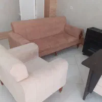 مبل ۳نفره  ویک نفره سالم بدون پارگی