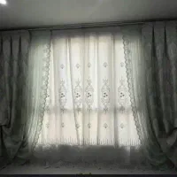 پرده سلطنتی وپرده دورنگ اتاق خواب درحد نو فروش