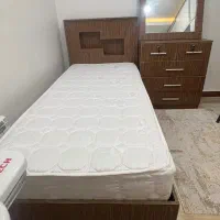 سرویس خواب تک نفره چوبی MDF