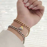 ست دستبند قلبی عاشقانه زیر قی مت