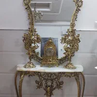 اینه شمعدون برنز اصل