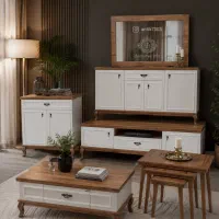 ست آینه کنسول میز تلوزیون کارناوال