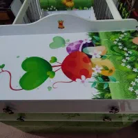 دو سرویس تخت کودک و نوجوان دومنظوره