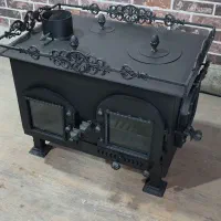 بخاری هیزمی ورق ۳ میل چوبی چوب سوز رنگ نسوز