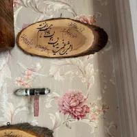 تابلو چوب دوعدد دیواری