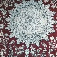 فرش ۶متری ماشینی  کاشان وی ک عدد۹متری