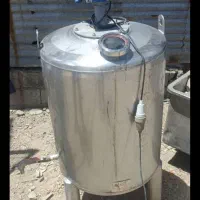 مخزن استیل نچسب با موتور و گیربکس همزن