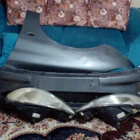 سپر،گلگیر راننده، چراغ جلو 206 سایبون عقب