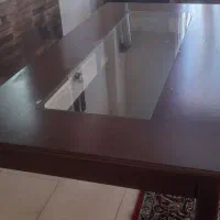 میز ناهارخوری تنها ۸ نفره به ابعاد ۲× ۱ تمام چوب