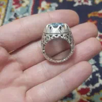 انگشتر نقره ۲۵گرم با نگین توپاز
