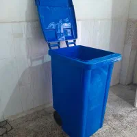 سطل زباله بزرگ چرخ دار محکم