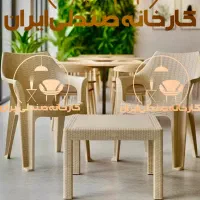 میز و صندلی پلاستیکی طرح سینانهارخوری غذاخوری