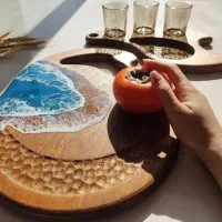 برد پذیرایی و استند شات یا شمع وارمر