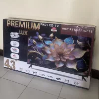 تلویزیون 43 اینچ دوگیرنده واسمارت آکبندبا گارانتی
