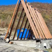اسکلیت سازه چوبی