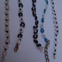 گردنبد و دستبند مرواریدی و منجوقی
