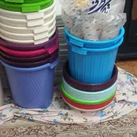 سطل حبوبات و لگن