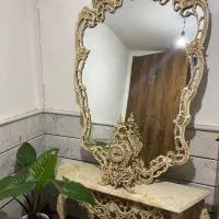 آینه شمعدان بهمراه ساعت