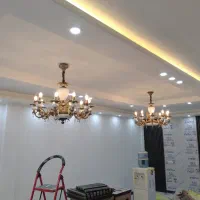 برق برقکار سیمکش نصب لاینر لوستر نورمخفی اتصالی