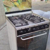 اجاق گاز فر دار ۴ شعله