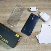 گوشی مشکی poco x4 gt