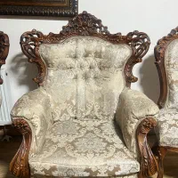 مبل شیک ۷ نفره و ۲ میزبان دارد قیمت مناسب چوب راش