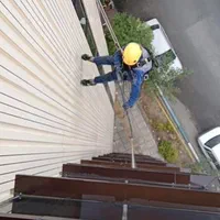 نصب سنگ ریزشی-نصب دور کننده پرندگان -نورپردازی