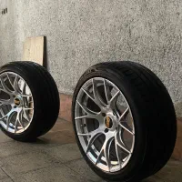 رینگ bbs بی بی اس سایز ۱۶ با لاستیک مارشال ۱۰۰٪ نو