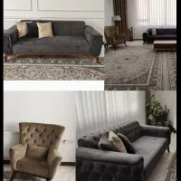 مبل راحتی ۸نفره چستر در حد نو