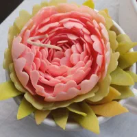 شمع گل دستساز معطر