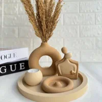 ست دکوری / شمع / جاعودی / گلدان
