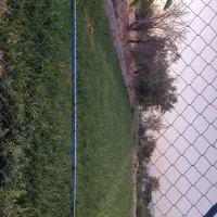 زمین کشاورزی اب لوله کشی و فنس