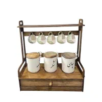 استند چوبی کشودار پلیستر