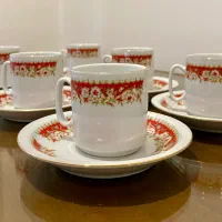 قهوه خوری چینی قدیمی ۶ نفره
