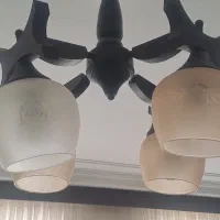 لوستر چوبی ۴ شاخه