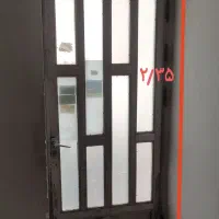 ۱۸عدد درب و پنجره آلمنیوم سنگین و سالم، تکی و کلی