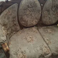 مبل سلطنتی 9نفره چوب گردوسالم جنس خوب