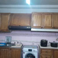 کابینت بدنه فلز یک میل،دربها تمام چوب