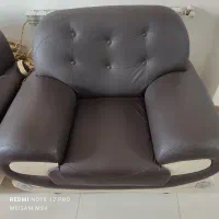 مبل چرم خانگی دسته دوم